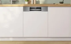 BOSCH Einbau-Geschirrspüler SMI6ZCS16E edelstahlfarben,gebürstet