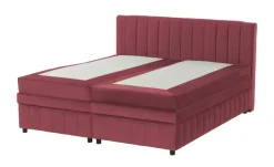 Best Boxbett mit Bettkasten Dunkelrot
