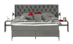 Best Boxspringbett Laesa Hellgrau