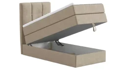 Boxspringbetten|Einzelbetten^Boxspringbett mit Bettkasten