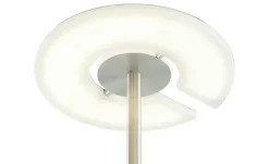 Fischer-Honsel LED-Deckenfluter 2-flammig, Nickel-matt silberfarben,Weiß,matt