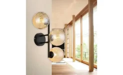 Best Globo Lighting Wandleuchte Schwarz