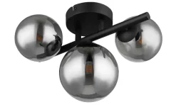 Best Globo Lighting Deckenleuchte Schwarz,transparent