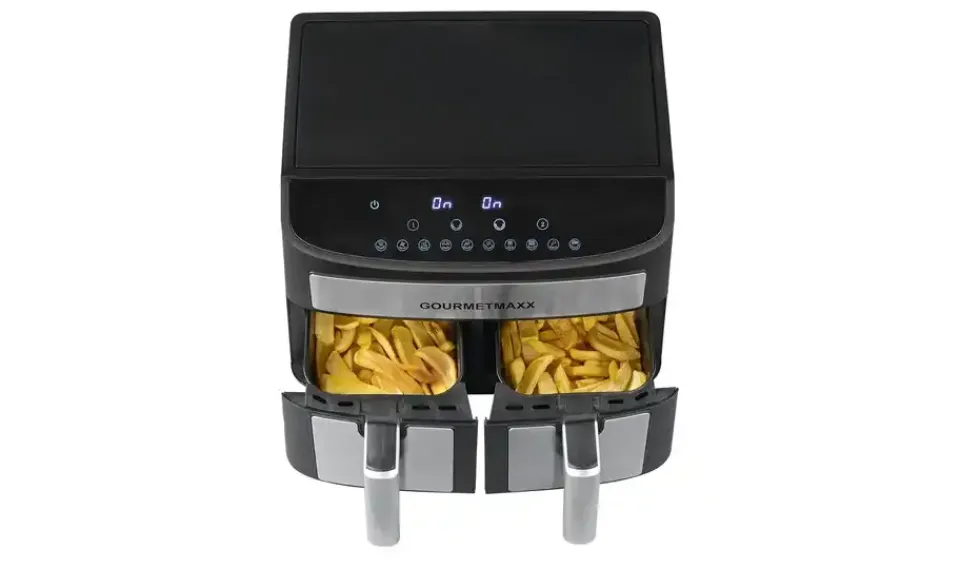 GourmetMaxx Backen, Kochen, Grillen^Heißluft-Fritteuse 11339