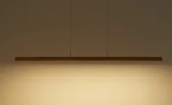 Best Herzblut LED-Pendelleuchte, Eiche geölt mit up & down Light `klein holzfarben,geölt