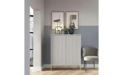 Best Highboard Beige,Goldfarben