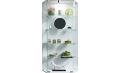 Hängevitrine Weiß