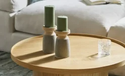 Outlet HOME STORY Kerzenständer Grau,Braun,Beige