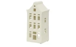 Clearance HOME STORY Windlicht Haus Creme