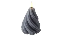 Outlet HOME STORY LED Kerze Grau