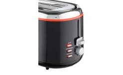 Hot KHG Langschlitztoaster TO-1301LSS Schwarz,Rot
