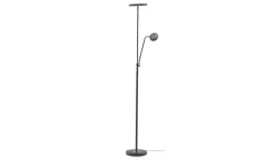 New KHG LED-Deckenfluter, 2-flammig, schwarz Schwarz,matt