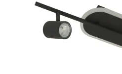 Clearance KHG LED-Deckenspot, 2+1-flammig, sandschwarz matt,Schwarz