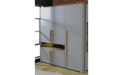 Sale Kleiderschrank Eiche (Nachbildung),Grau