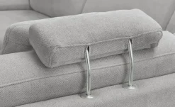 Best Kollektion Kraft Ecksofa Carmen Silbergrau