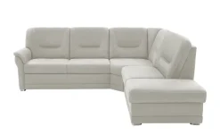 Best Kollektion Kraft Ecksofa aus Mikrofaser Edda Silbergrau