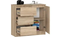 Best Kommode Eiche Sonoma (Nachbildung)