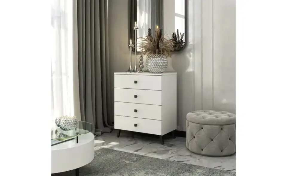 Best Kommode 60 cm breit Weiß