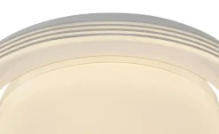 Best LED-Deckenleuchte, weiß Starlight-Effekt ´groß´ Weiß,glänzend
