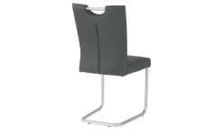 Best Leder-Schwingstuhl Grau