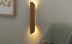 Wandleuchten|Led-Wandleuchten^LED-Wandleuchte, 2-flammig, Eiche natur