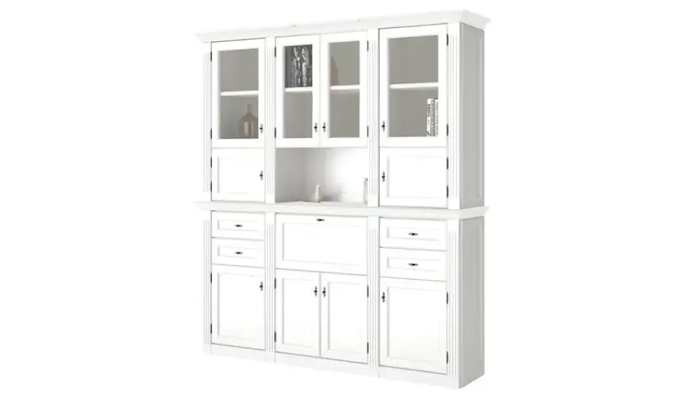 Sale maison bleue Buffet Petit Chalet Weiß,lackiert