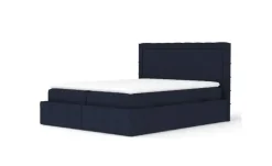 Best maison de rêve Boxspringbett mit Stauraum Marineblau