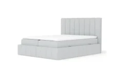 Best maison de rêve Boxspringbett mit Stauraum Hellgrau