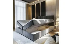 MASSENO Polsterbetten|Doppelbetten^Boxbett mit Bettkasten