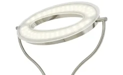 Hot Meisterleuchten LED-Deckenfluter, 2-flammig, Chrom transparent,silberfarben,Weiß