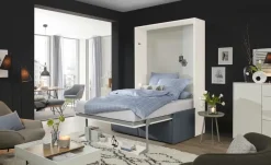 nehl Schrankbett 2weiRaumWunder Blau