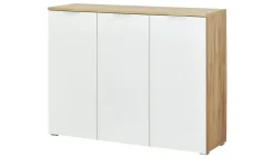 Clearance Primo Schuhschrank Bent Eiche (Nachbildung),Weiß