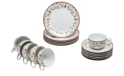 Clearance Ritzenhoff & Breker Kaffeeservice, 18-teilig Shanti Weiß,mehrfarbig