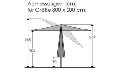 Best Schneider Schirme Sonnenschirm Malaga Natur,holzfarben