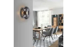 Clearance SCHÖNER WOHNEN Kollektion Wand- und Deckenleuchte Grau