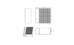 Selsey Highboard Schwarz