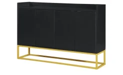 Best Sideboard Schwarz,Goldfarben