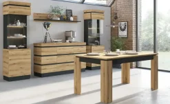 Best Sideboard Eiche (Nachbildung),Grau