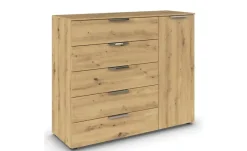 Best Sideboard Flipp Basaltgrau,Eiche Artisan (Nachbildung)