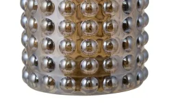 Clearance Teelichtglas, sortiert silberfarben,Lilagrau