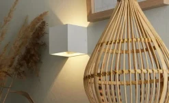Trio Wandleuchten|Led-Wandleuchten^LED-Wandleuchte, ´Kubus` weiß matt