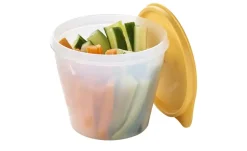 Sale Tupperware Classic 800 ml Classic Orange,transparent