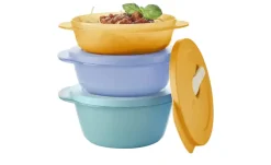 Hot Tupperware Micro-Tup Schüssel-Set Orange,Blau,Grün