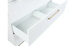 Best Wickelkommode Lina Weiß,Walnuss (Nachbildung)